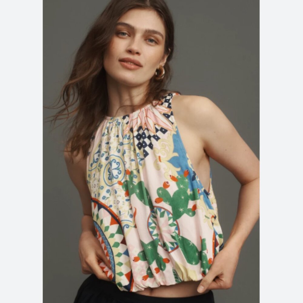 Brand New Maeve Bubble-Hem Tank